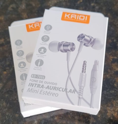 Fone de Ouvido Intra-auricular KD-7006 Kaidi