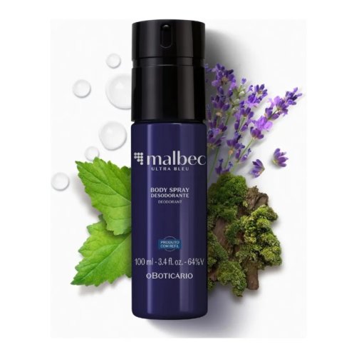 Body Splash Desodorante Malbec Ultra Bleu 100 Ml O Boticário