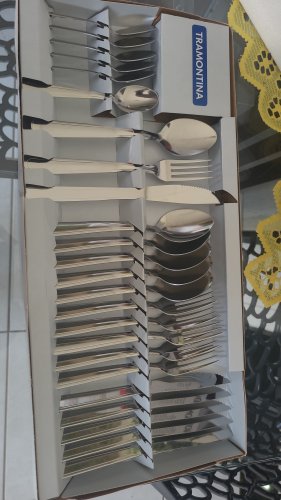 Faqueiro Tramonitna Inox Búzios 24pcs