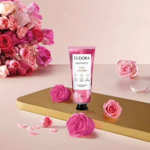 Eudora Instance Rosa Absoluta Creme Perfumado Para Mãos 30g