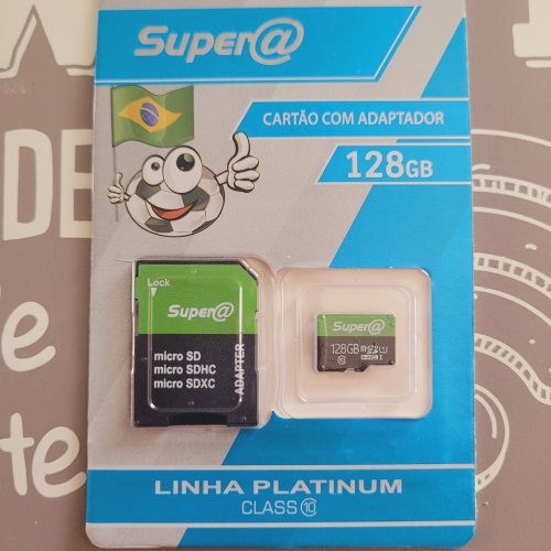 Cartão MicroSD 128GB Classe 10 P/ Cameras Ip Wifi E Celulares